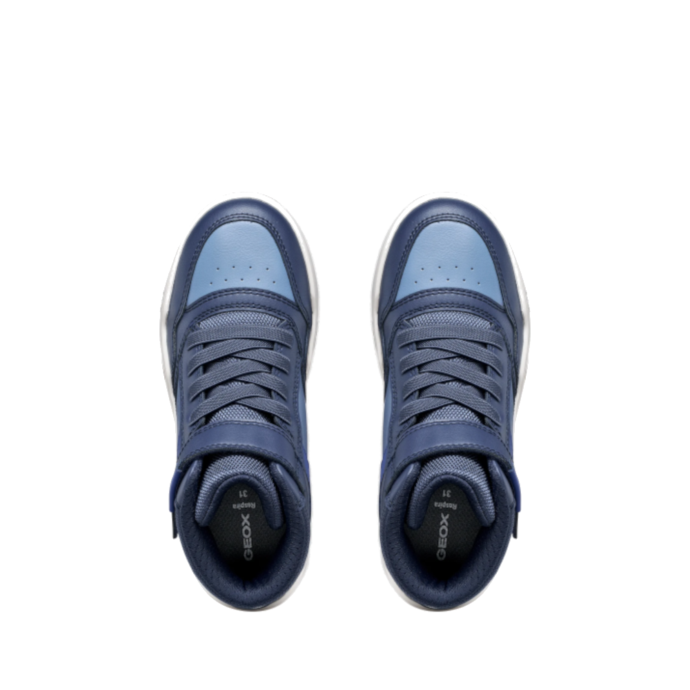 Geox Kinder Veterschoenen J367RF Blauw by Geox