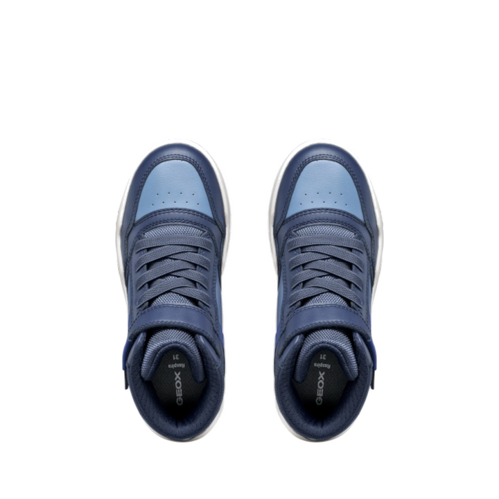 Geox Kinder Veterschoenen J367RF Blauw by Geox