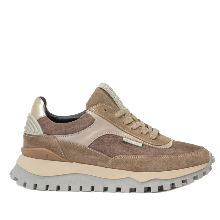 Floris van Bommel Veterschoenen SFW-10100-34-01 Taupe