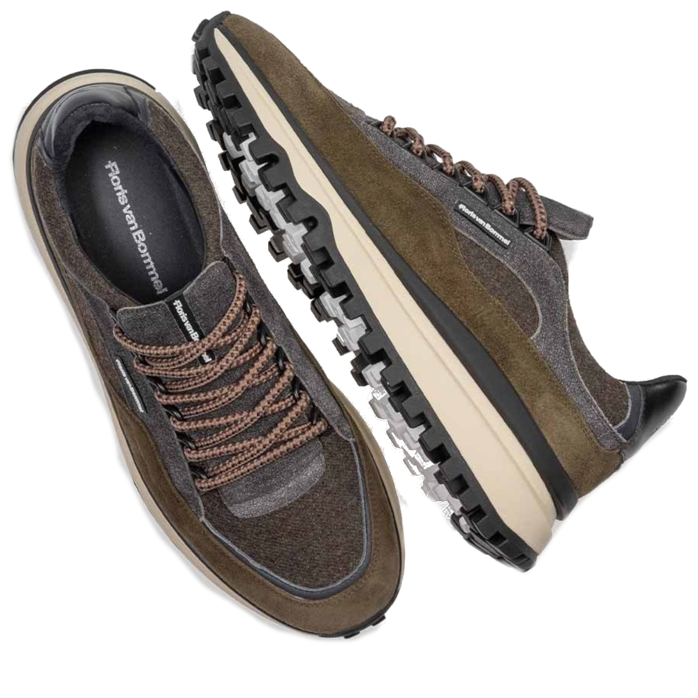 Floris van Bommel Veterschoenen SFM-10248-51-01 Groen