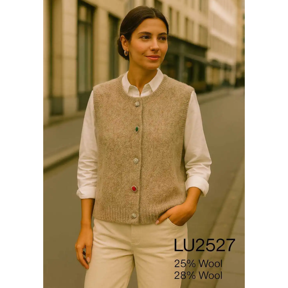 Luzabelle Trui LU2527 Camel