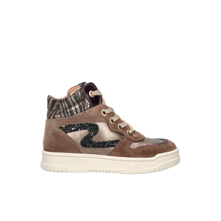 Develab Kinder veterschoenen 41896 Taupe