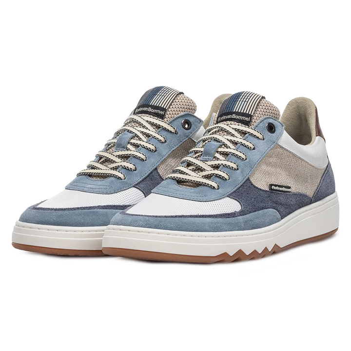 Floris van Bommel Veterschoenen SFM-10143-42-03 Licht Blauw