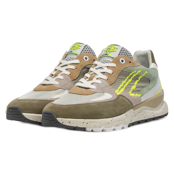 Floris van Bommel Veterschoenen SFM-10243-52-01 Licht Groen