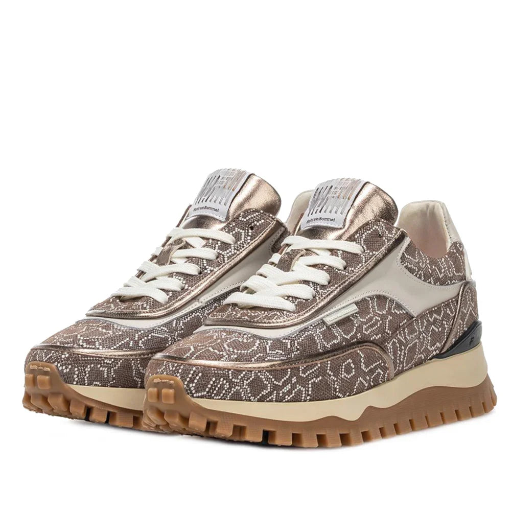 Floris van Bommel veterschoenen SFW-10131-20-01 Bruin by Floris van Bommel