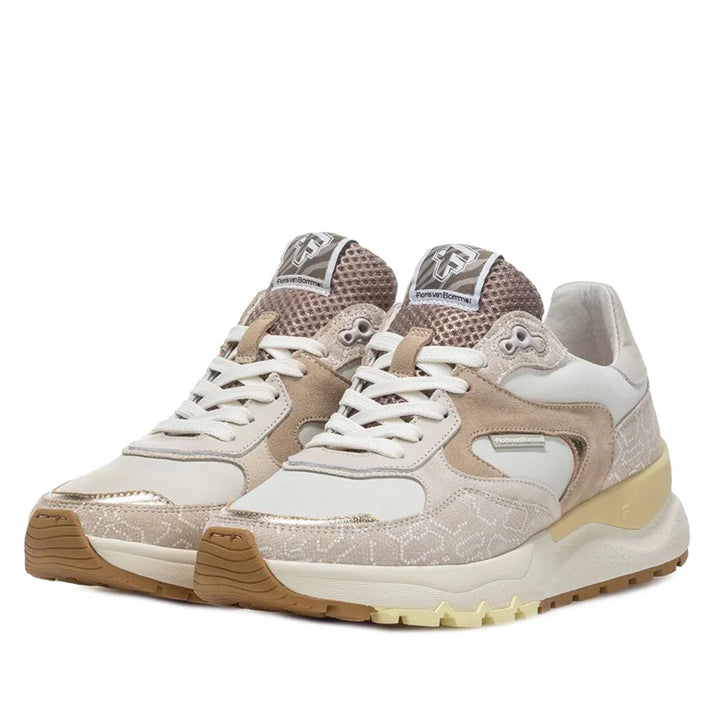 Floris van Bommel veterschoenen SFW-10164-34-01 Taupe by Floris van Bommel