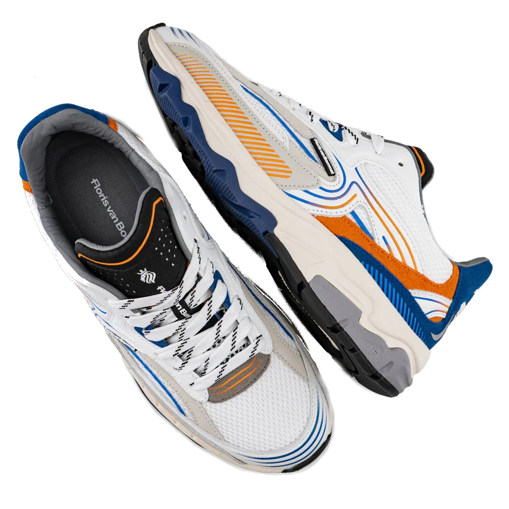Floris van Bommel Veterschoenen SFM-10262-60-01 Wit by Floris van Bommel