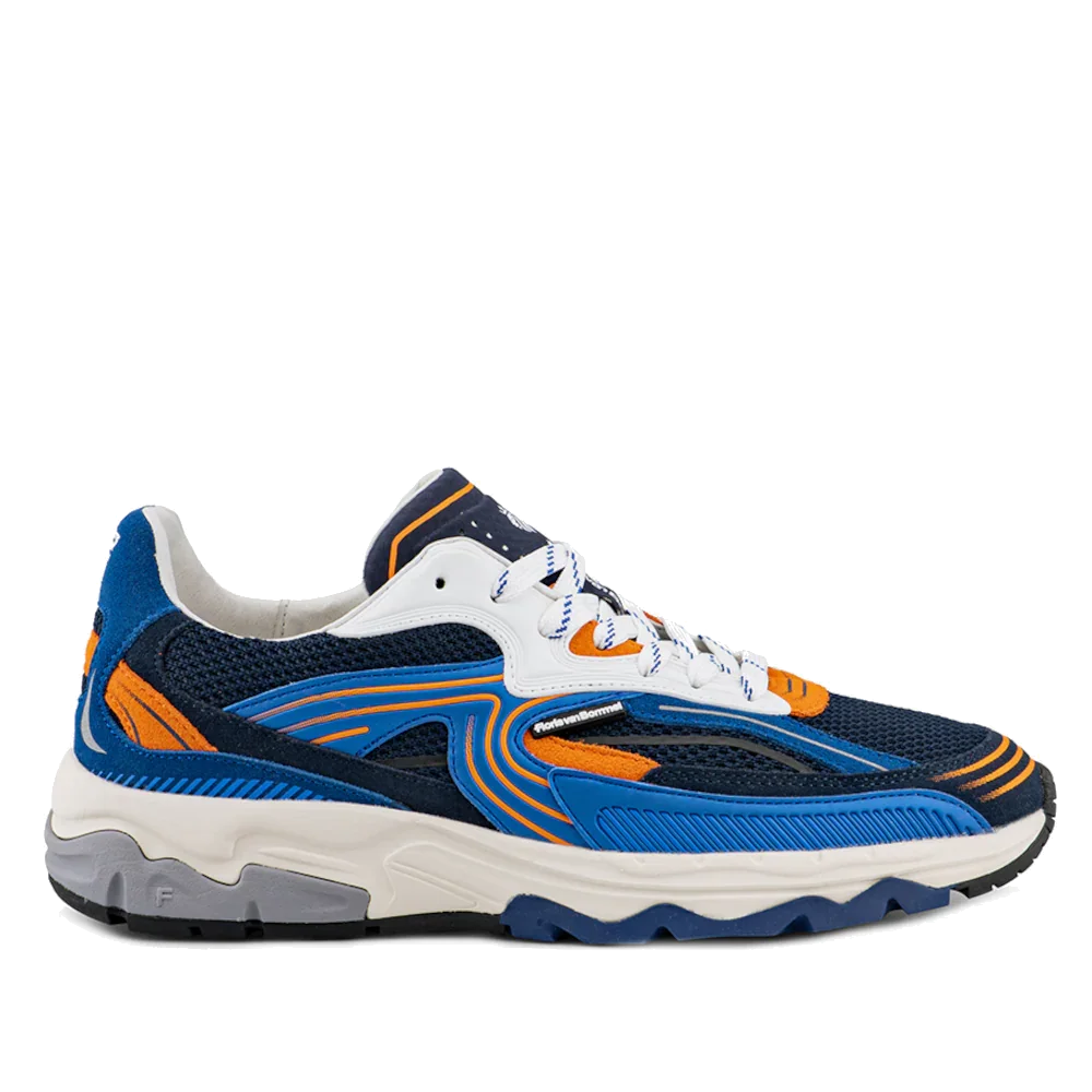 Floris van Bommel Veterschoenen SFM-10262-40-01 blauw by Floris van Bommel