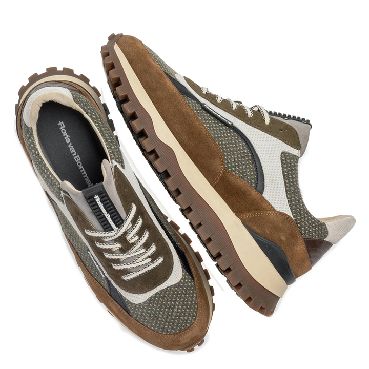 Floris van Bommel Veterschoenen SFM-10156-50-01 Groen