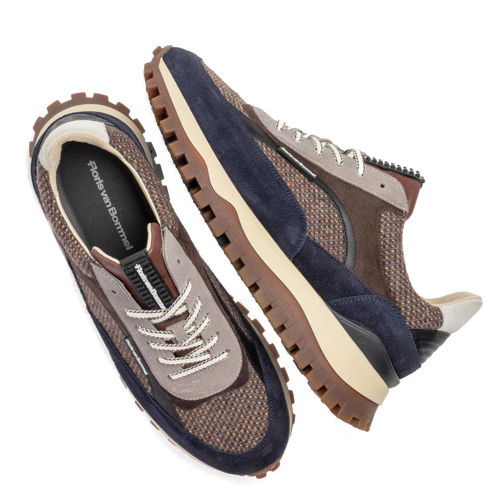 Floris van Bommel Veterschoenen SFM-10156-20-01 Bruin