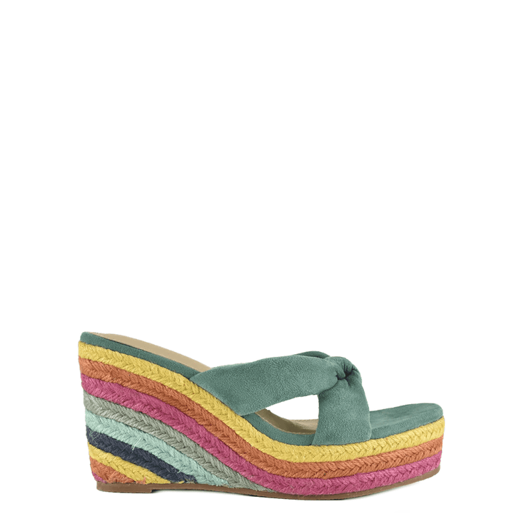 Azarey Slippers 494G278 Groen - Donelli