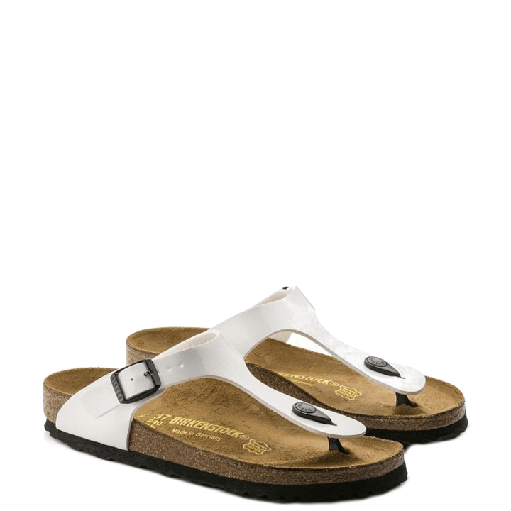 Birkenstock Slippers 543761 Wit Lak - Donelli