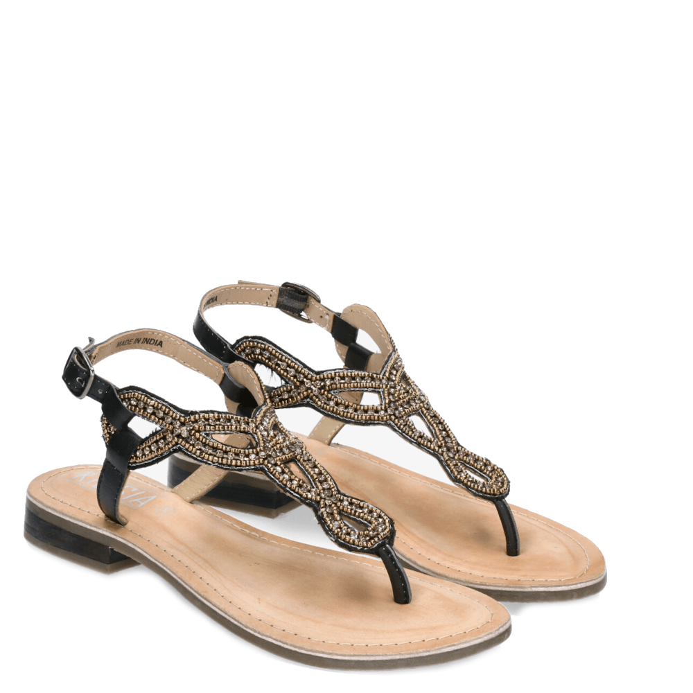 Donelli Sandalen Bombai Zwart - Donelli