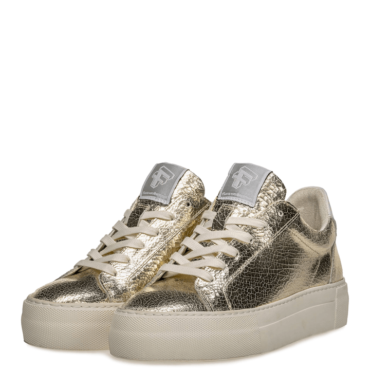 Floris van Bommel Veterschoenen SFW-10059-91-02 Goud - Donelli