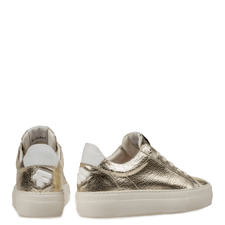 Floris van Bommel Veterschoenen SFW-10059-91-02 Goud - Donelli