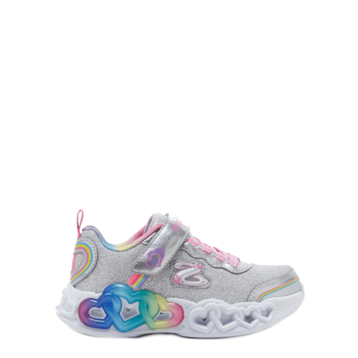 Skechers kinder veterschoenen 303751L/SMLT Zilver - Donelli